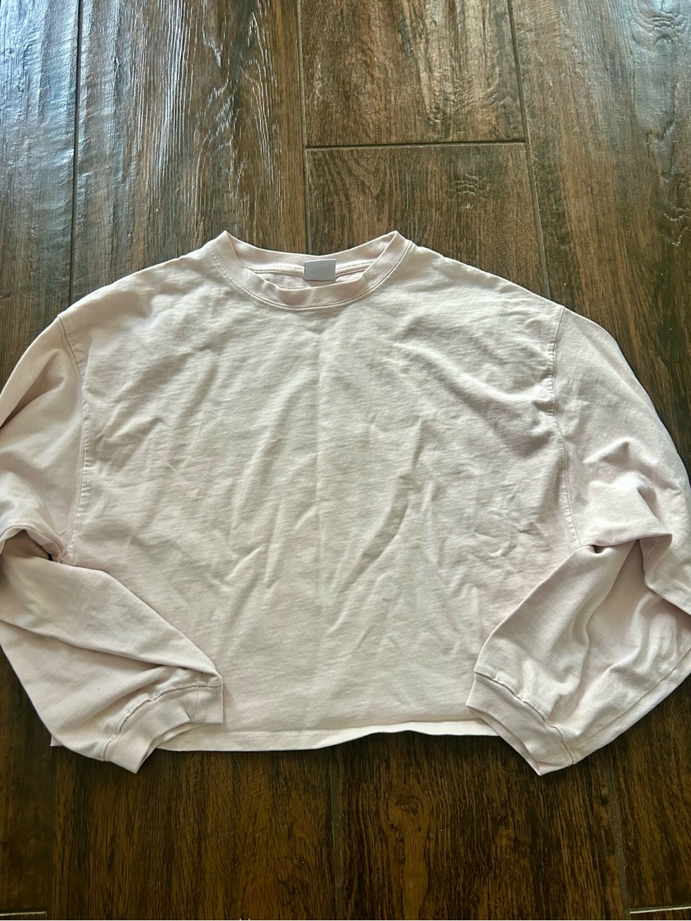 Zara Pale Blush Crewneck Sweatshirt